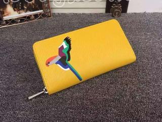 ルイヴィトンジッピー・ウォレット財布M42539 ルイヴィトンラウンドファスナー財布 コピー 夜の鳥のモチーフが新鮮な彩