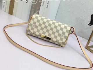 N41277 ルイヴィトン ダミエ・アズール バッグ コピー 「LOUIS VUITTON」 フェイボリット PM チェーンショルダーバッグ