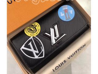 M62008 ルイヴィトン エピ 長財布 スーパーコピー 「LOUIS VUITTON」 ポルトフォイユ・ツイスト ステッカー ヴィトン レディース 二つ折り財布