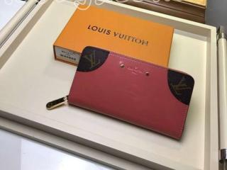 M62318 ルイヴィトン 長財布 コピー 「LOUIS VUITTON」 ジッピー・ウォレット パテント ヴィトン レディース ラウンドファスナー財布 2色可選択 ヴィユーローズ