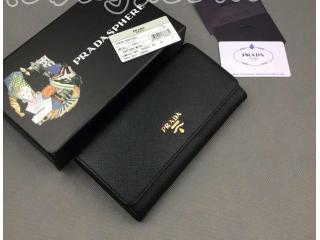 人気ブランドのプラダコピー二つ折財布【PRADA】サフィアーノ 長財布 1MH132
