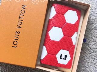 M63230 ルイヴィトン エピ 長財布 コピー 「LOUIS VUITTON」 ポルトフォイユ・スレンダー LV 2018FIFAワールドカップ™ メンズ 二つ折り財布 2色選択可 ルージュ