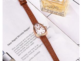 ブルガリ  レディースファッション  自動巻き腕時計  Bvlgari SERPENTI SKIN 27㎜ アナログ腕時計　[文字盤]土黄　[ケース]ゴールドとシルバー選択可
