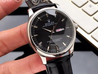 機械式 ロレックス 腕時計メンズ 39mm 時計 自動巻き316L鋼シルバーカラー（銀色） 文字盤：ブラック（黒）