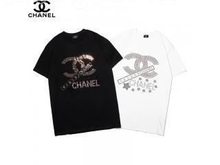 Tシャツブランド品 Chanel　ロゴシャツ メンズ用 レディース用