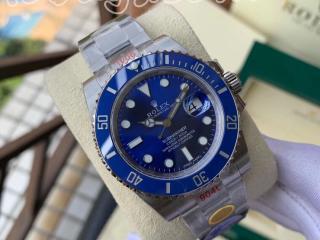 ロレックス腕時計 SUBダイバーシリーズ 幅40mm 2836ムーブメント 904L精密鋼のケース サファイア耐摩耗鏡面 男性用腕時計 N工場V8 [文字盤]ブルー　[ケース]ブルー　3つ色ベルトを選択可