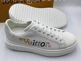 ルイヴィトン 男女兼用 運動靴 LOUIS VUITTON刺繍文字七色 カジュアルシューズ　35-44選択可