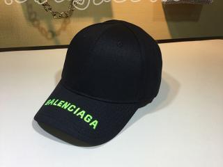 バレンシアガコピー 野球帽　黒　balenciaga文字は３色を選択可