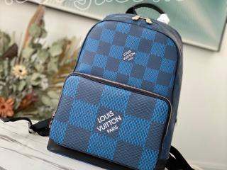 N50008 ルイヴィトン ダミエ・グラフィット バッグ スーパーコピー 「LOUIS VUITTON」 21新作 キャンパス・バックパック メンズ バッグ 2色可選択 マリーヌ
